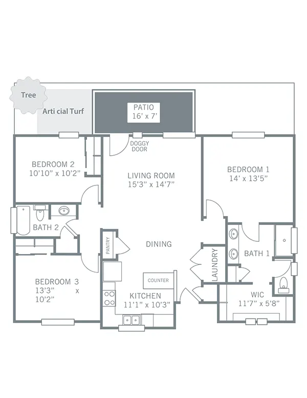 3 Bedroom Homes